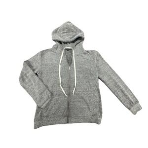 Brandy Melville‎ Women Light Weight Hoddie Full Zip With Pockets Grey One Size
